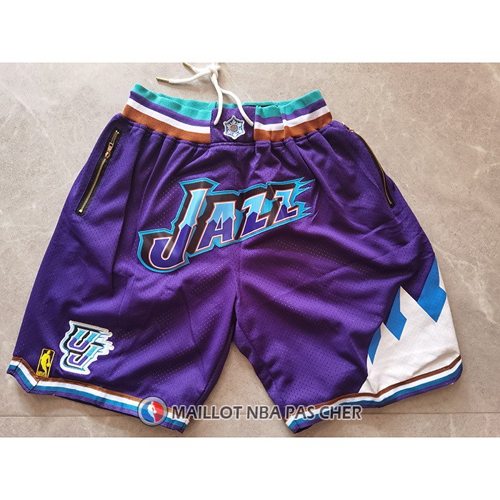 Short Utah Jazz Mitchell & Ness 1996-97 Volet